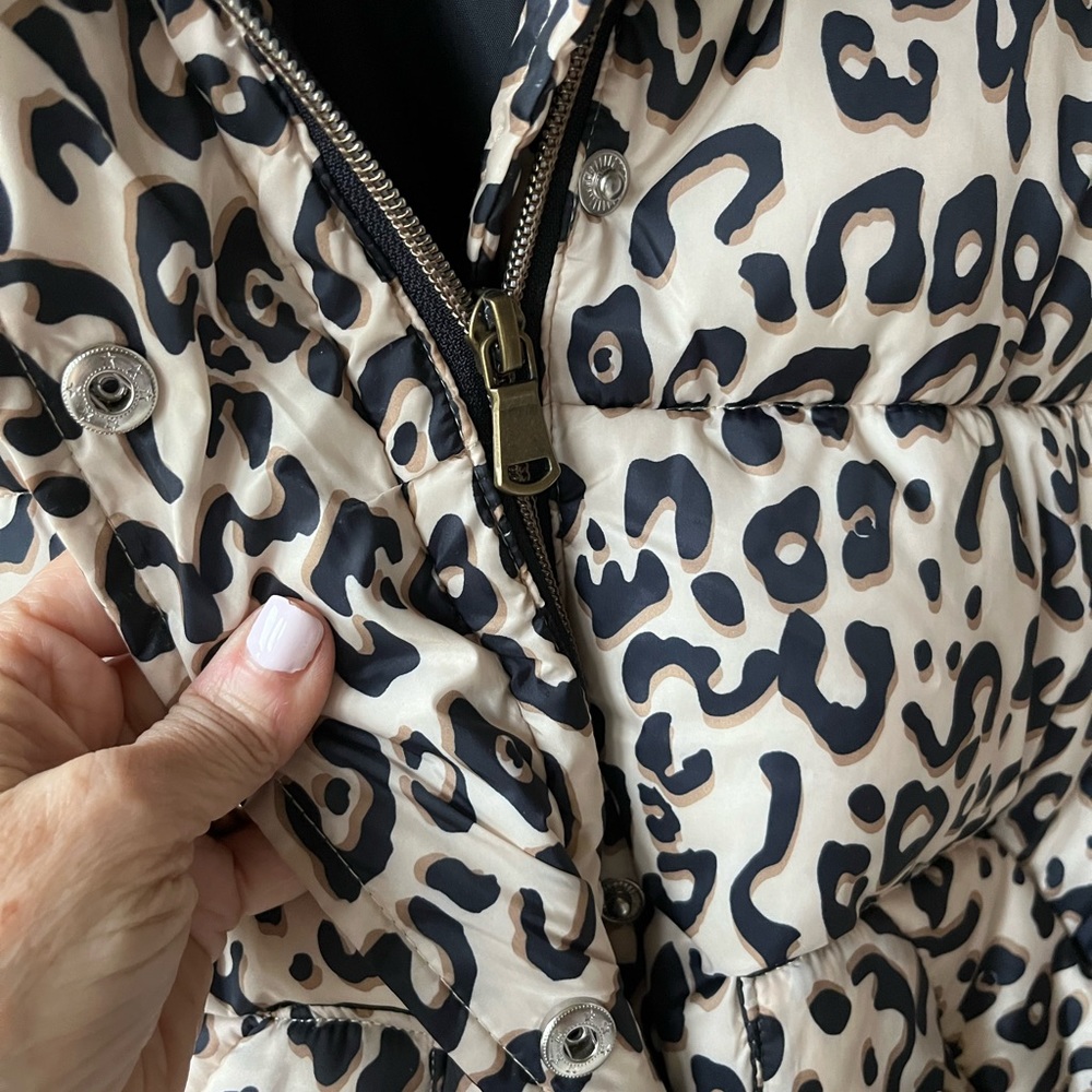 leopard puffer jacket - Picture 3 of 5